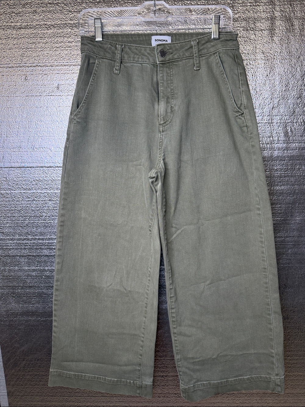 Sonoma Olive Wide-Leg Women's Pants